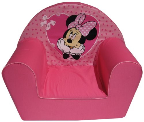 Disney Fauteuil Minnie avec Petits Coeurs Disney Fauteuil Minnie avec Petits Coeurs