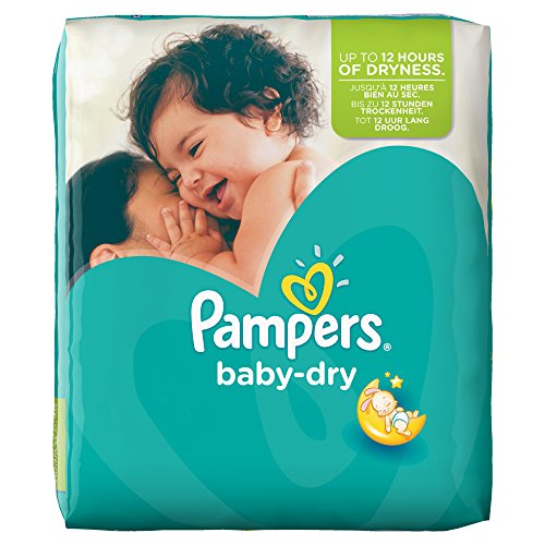 Pampers - Baby Dry - Couches Taille 3 Midi (4-9 kg) - Pack économique 1 mois de consommation x198 couches Pampers - Baby Dry - Couches Taille 3 Midi (4-9 kg) - Pack économique 1 mois de consommation x198 couches