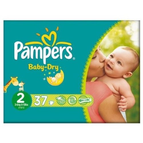 Pampers Baby-Dry Couches Taille 2 Pampers Baby-Dry Couches Taille 2