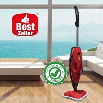 Balai vapeur 1500 W balai vapeur portatif 2 lingettes Balai vapeur 1500 W balai vapeur portatif 2 lingettes
