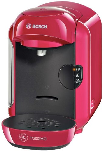 Bosch - TAS1201 - Cafetière à capsules, 1300 watts, Rose fuchsia Bosch - TAS1201 - Cafetière à capsules, 1300 watts, Rose fuchsia