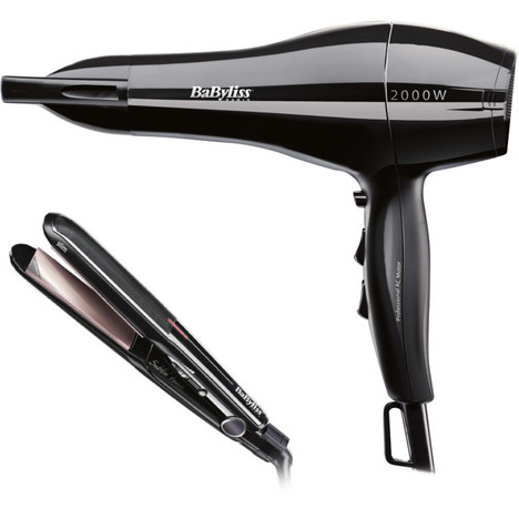 BABYLISS Kit sèche cheveux lisseur 6627PE BABYLISS Kit sèche cheveux lisseur 6627PE