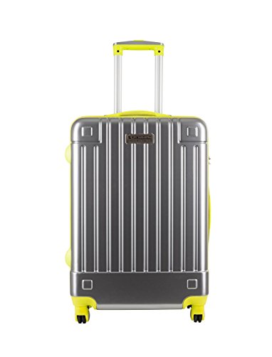 Créations Olivier Lapidus Valise chariot 4 roues 60cm Neon Jaune - LIVRAISON GRATUITE Créations Olivier Lapidus Valise chariot 4 roues 60cm Neon Jaune - LIVRAISON GRATUITE