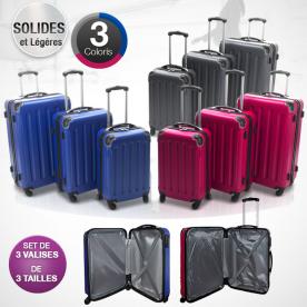 Ensemble 3 Valises Polycarbonate Ensemble 3 Valises Polycarbonate