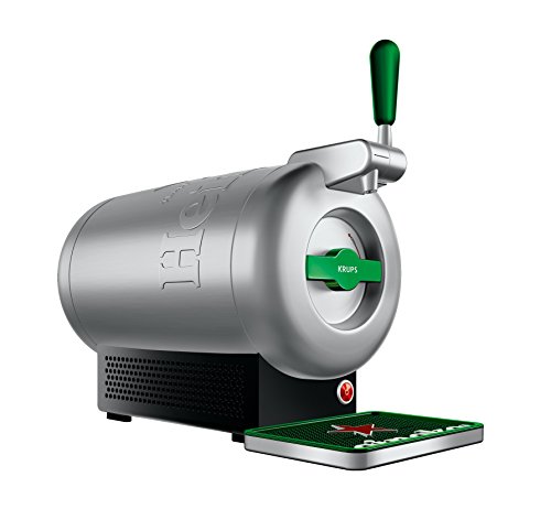Krups VB650E10 The Sub Machine à Bière Pression Métal Aluminium Brossé/Vert Krups VB650E10 The Sub Machine à Bière Pression Métal Aluminium Brossé/Vert