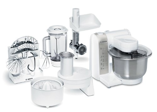 Bosch MUM4880 Robot culinaire 600 W Bol mélangeur inox Râpeur/éminceur Couvercle mélangeur plastique Hachoir à viande Presse-agrumes DVD de recettes interactif (Import Allemagne) Bosch MUM4880 Robot culinaire 600 W Bol mélangeur inox Râpeur/éminceur Couvercle mélangeur plastique Hachoir à viande Presse-agrumes DVD de recettes interactif (Import Allemagne)