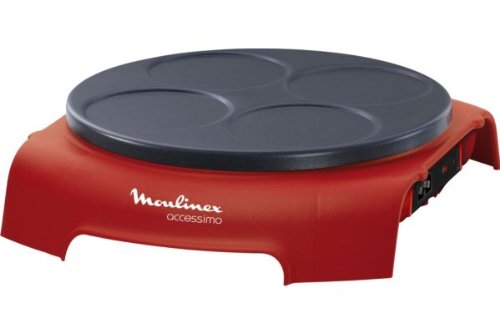 Moulinex PY312511 Accessimo Crêpière Party Rond Rouge Moulinex PY312511 Accessimo Crêpière Party Rond Rouge