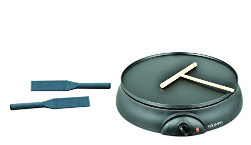 Triomph ETF1503 Crêpière Electrique Mono Plaque Noir 34,8 x 34,8 x 9,3 cm Triomph ETF1503 Crêpière Electrique Mono Plaque Noir 34,8 x 34,8 x 9,3 cm
