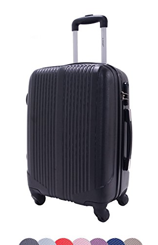 Valise cabine 55cm - Trolley ALISTAIR Airo - ABS ultra Léger - 4 roues - Noir Valise cabine 55cm - Trolley ALISTAIR Airo - ABS ultra Léger - 4 roues - Noir