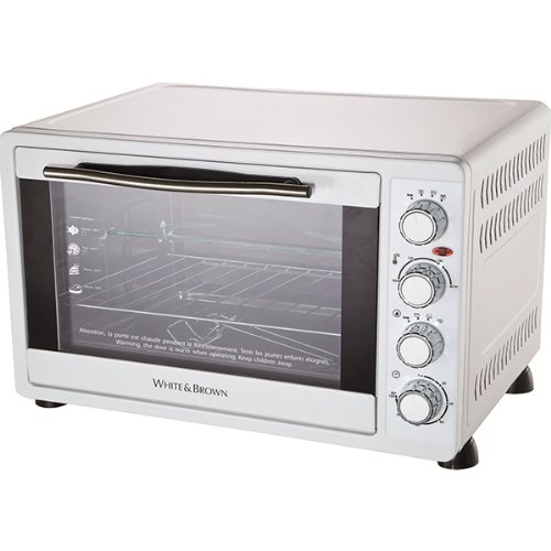 White and brown - mf63 - Four chaleur tournante 55l 2200w blanc LIMA White and brown - mf63 - Four chaleur tournante 55l 2200w blanc LIMA