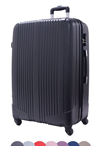 Valise Grande Taille 75cm - ALISTAIR Airo - ABS ultra Léger - 4 roues - Noir - Garantie 2 ans Valise Grande Taille 75cm - ALISTAIR Airo - ABS ultra Léger - 4 roues - Noir - Garantie 2 ans