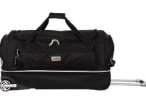 Sacs de voyage à roulettes magnum double compartiments noir de la marque Rodier Sacs de voyage à roulettes magnum double compartiments noir de la marque Rodier