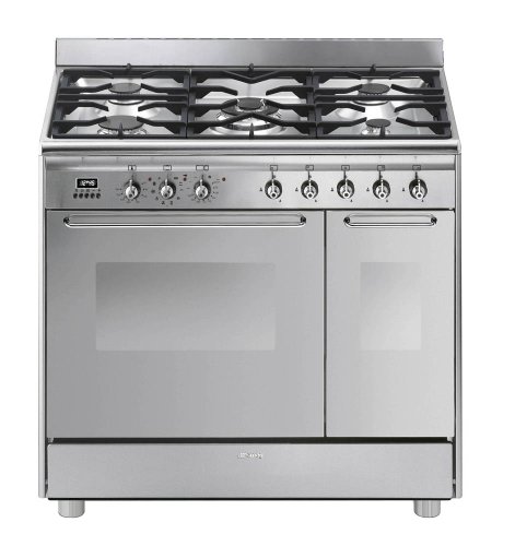 Smeg CG92PX9 Cuisinière Gaz 79 L Classe: A Smeg CG92PX9 Cuisinière Gaz 79 L Classe: A