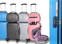 Valise rigide taille cabine à 4 roues et Vanity Lollipops Valise rigide taille cabine à 4 roues et Vanity Lollipops