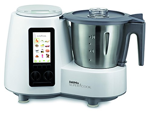 SIMEO DELIMIX SUPERCOOK QC 360/01 Robot Cuiseur Plastique Blanc/Gris 41 x 24 x 30 cm SIMEO DELIMIX SUPERCOOK QC 360/01 Robot Cuiseur Plastique Blanc/Gris 41 x 24 x 30 cm