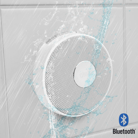 Enceinte Bluetooth Olixar Aqualux pour la Douche - Blanche