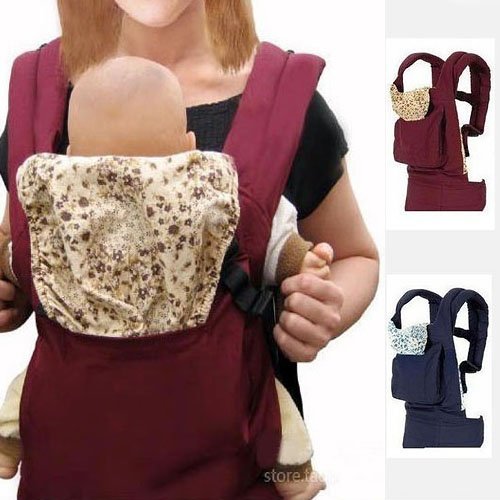 HUGBABY Porte Bébé Echarpe de Portage Ventral Dorsal Transporteur Sac Pour Enfant Nouveau-né (Rouge foncé) HUGBABY Porte Bébé Echarpe de Portage Ventral Dorsal Transporteur Sac Pour Enfant Nouveau-né (Rouge foncé)