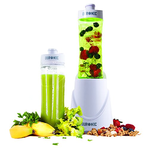 Duronic BL3 /W Blend & Go Blanc Mixeur protéines smoothies 300W Mélangeur avec 2 X bouteilles 600ml sans BPA + garantie gratuite de 2 ans Duronic BL3 /W Blend & Go Blanc Mixeur protéines smoothies 300W Mélangeur avec 2 X bouteilles 600ml sans BPA + garantie gratuite de 2 ans
