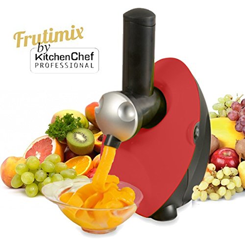Kitchen chef - fdm1301r - Sorbetière à glaces naturelles 150w rouge FRUTIMIX Kitchen chef - fdm1301r - Sorbetière à glaces naturelles 150w rouge FRUTIMIX