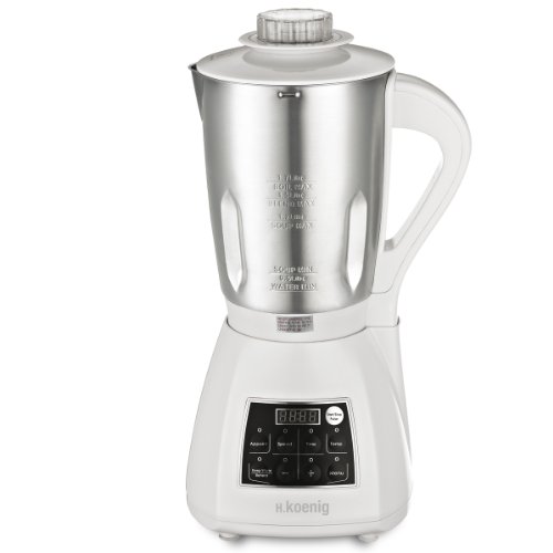H.Koenig MXC34 Blender Chauffant Inox Blanc H.Koenig MXC34 Blender Chauffant Inox Blanc