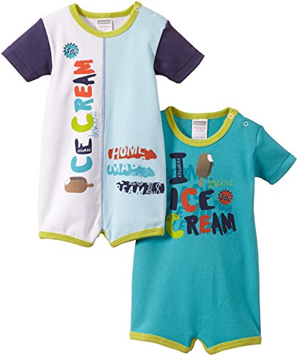 Absorba Underwear 6F60256 - Body - Imprimé - Lot de 2 - Bébé garçon - Vert (Lagune) - FR: 24 mois (Taille fabricant: 2 ans) Absorba Underwear 6F60256 - Body - Imprimé - Lot de 2 - Bébé garçon - Vert (Lagune) - FR: 24 mois (Taille fabricant: 2 ans)
