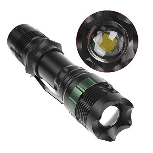 Pixnor Portable 7W CREE Q5 Mode 3 900 lumens étanche Zoomable lampe torche à LED (noir) Pixnor Portable 7W CREE Q5 Mode 3 900 lumens étanche Zoomable lampe torche à LED (noir)