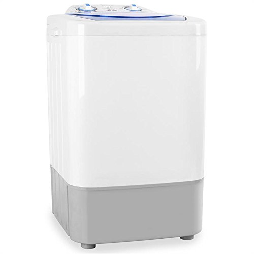 oneConcept SG002 Mini machine à laver silencieuse - Petit lave linge transportable - Voyage, camping ou studio (programmable, 2,8kg de linge, 250W) - Blanc oneConcept SG002 Mini machine à laver silencieuse - Petit lave linge transportable - Voyage, camping ou studio (programmable, 2,8kg de linge, 250W) - Blanc