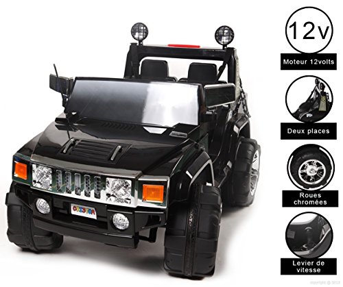 4x4 ELECTRIQUE HUMMER ENFANT 12 VOLT VERSION LUXE ENJOLIVEUR ET RETRO CHROME 4x4 ELECTRIQUE HUMMER ENFANT 12 VOLT VERSION LUXE ENJOLIVEUR ET RETRO CHROME