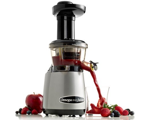 Omega VRT402 HD Extracteur de Jus Vertical avec Capuchon à Jus Gris 21,6 x 17,8 x 39,4 cm Omega VRT402 HD Extracteur de Jus Vertical avec Capuchon à Jus Gris 21,6 x 17,8 x 39,4 cm