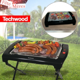 Barbecue 2 en 1 électrique sur pied 2000 watts Barbecue 2 en 1 électrique sur pied 2000 watts