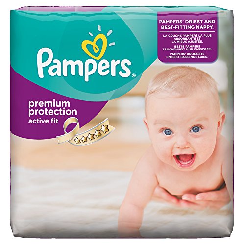 Pampers Active Fit Couches Pack Economique 1 Mois de Consommation x 204 Couches Taille 3 ( 4-9 kg ) Pampers Active Fit Couches Pack Economique 1 Mois de Consommation x 204 Couches Taille 3 ( 4-9 kg )
