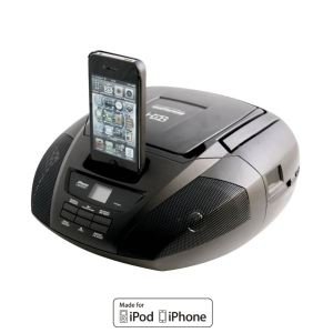 H&B - DX-1000I - lecteur CD et docking pour iphone/ipod-noir H&B - DX-1000I - lecteur CD et docking pour iphone/ipod-noir