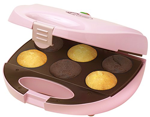 Bestron DCM8162 Appareil à Cupcake Compact 750 W Rose Clair