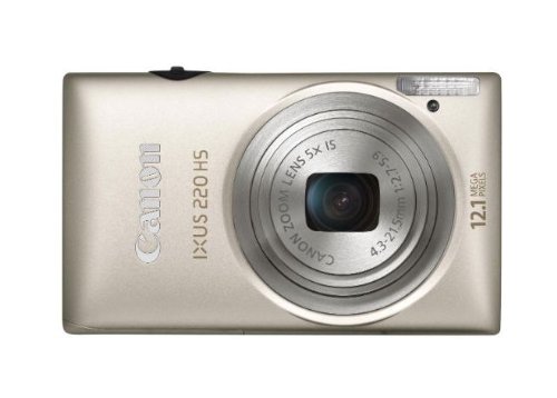 Canon Ixus 220 HS Appareil Photo Numérique 12,1 Mpix Argent Canon Ixus 220 HS Appareil Photo Numérique 12,1 Mpix Argent