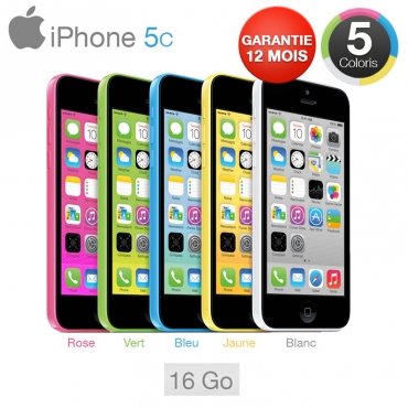iPhone 5C tout Opérateur 16 Giga Reconditionné iPhone 5C tout Opérateur 16 Giga Reconditionné