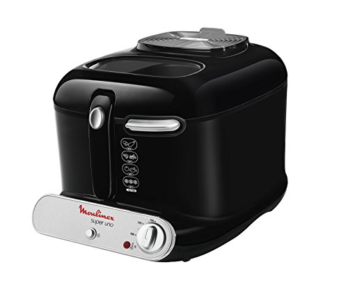 Moulinex AM300830 Friteuse Classique Super Uno Noir 40 x 27,5 x 28 cm