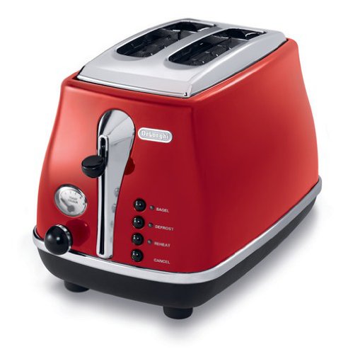 Delonghi CTO2003.R Grille Pain Rouge Delonghi CTO2003.R Grille Pain Rouge