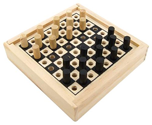 Jeux de voyage en bois - Le jeu de Dames Jeux de voyage en bois - Le jeu de Dames