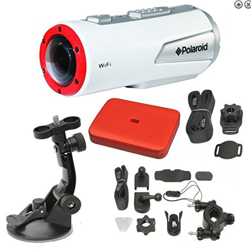 Polaroid Caméra étanche XS100i pour les sports d'action Extreme edition HD 1080p 16MP Wi-fi avec kit de fixation inclus Polaroid Caméra étanche XS100i pour les sports d'action Extreme edition HD 1080p 16MP Wi-fi avec kit de fixation inclus
