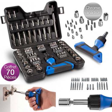 Coffret outils 70 pièces Coffret outils 70 pièces