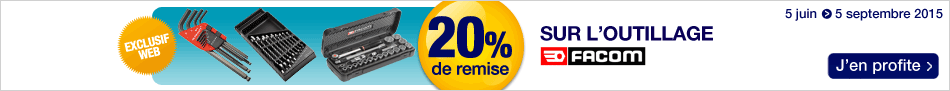 20% de réduction sur l'outillage facom 20% de réduction sur l'outillage facom