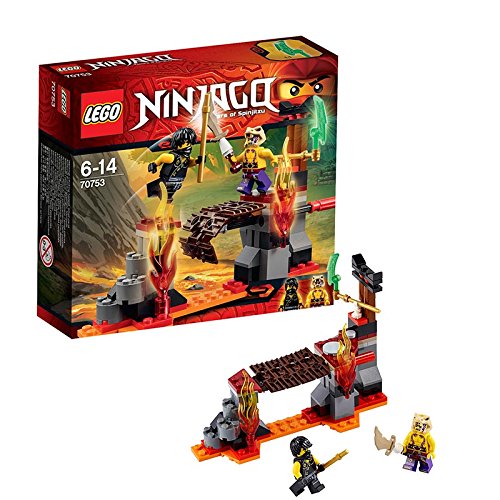Lego Ninjago - Playthèmes - 70753 - Jeu De Construction - Les Chutes De Lave Lego Ninjago - Playthèmes - 70753 - Jeu De Construction - Les Chutes De Lave