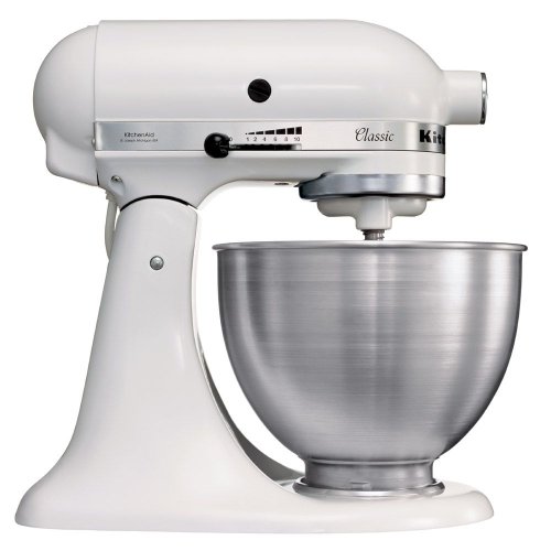 Kitchenaid 5K45SSEWH Série "Classic" Robot Mixeur Multifonctions Blanc Kitchenaid 5K45SSEWH Série "Classic" Robot Mixeur Multifonctions Blanc