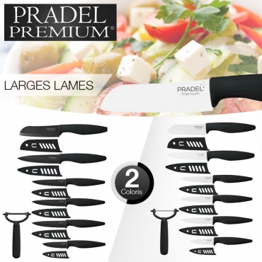 Set 7 pièces céramique couteaux Pradel Premium® Set 7 pièces céramique couteaux Pradel Premium®