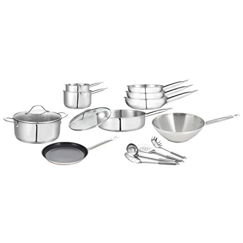 ART & CUISINE-ART&CUISINE Set de 15 pieces INOX Induction ART & CUISINE-ART&CUISINE Set de 15 pieces INOX Induction