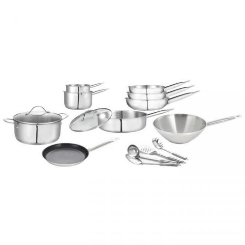 Set de 15 pièces INOX Induction Set de 15 pièces INOX Induction