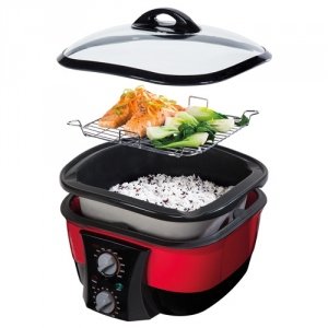 Speed Chef - Multi-Cuiseur 8 En 1 (BLANC/NOIR) Speed Chef - Multi-Cuiseur 8 En 1 (BLANC/NOIR)