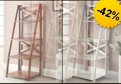 Étagère murale marron ou blanche, livraison incluse Étagère murale marron ou blanche, livraison incluse