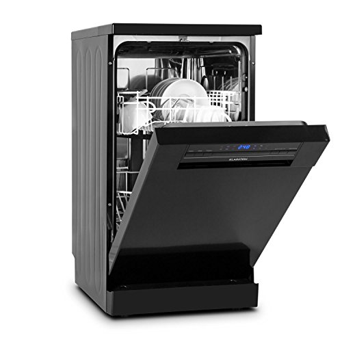 Klarstein Amazonia 60 - Lave-vaisselle encastrable de classe énergétique A+ de 1850W pour 9 couverts (6 programmes de lavage, système aquastop, panier pour couverts) - noir Klarstein Amazonia 60 - Lave-vaisselle encastrable de classe énergétique A+ de 1850W pour 9 couverts (6 programmes de lavage, système aquastop, panier pour couverts) - noir