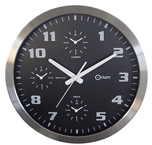 Orium 11673 Horloge 4 Temps Inox Diamètre 40 cm Orium 11673 Horloge 4 Temps Inox Diamètre 40 cm